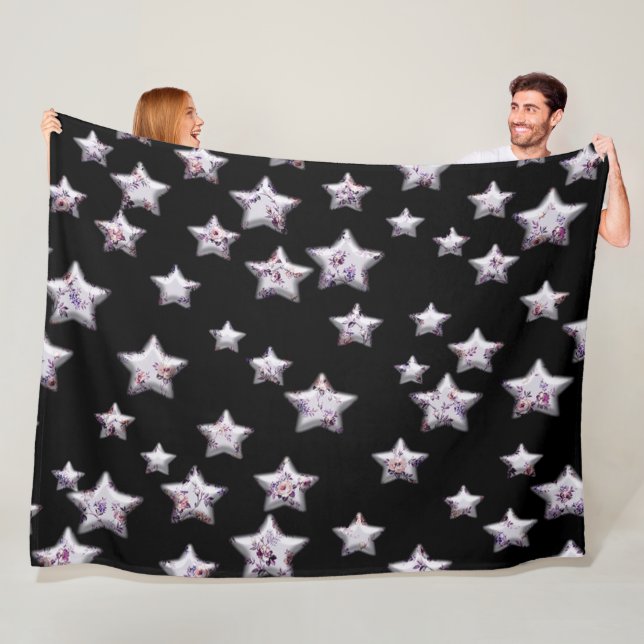 Elegant Glossy Fleece Blanket (In Situ)
