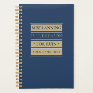 Elegant goal planner   personalized notebook