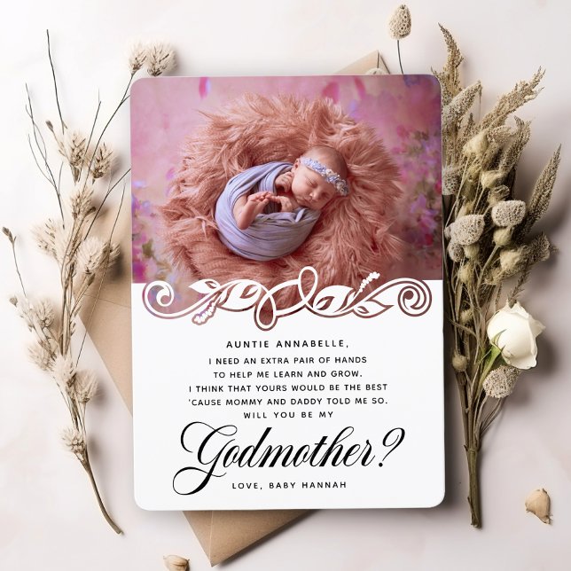 Elegant Godmother Photo Proposal (Creator Uploaded)