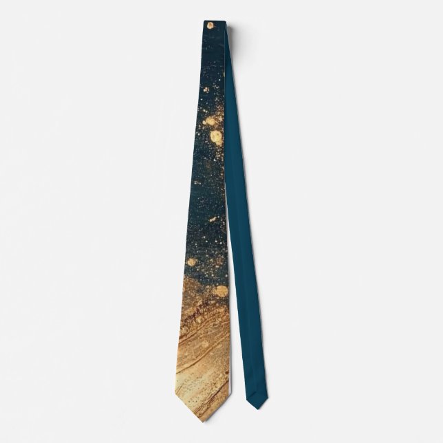 Elegant Gold Accent Tie / Elegant tie (Front)