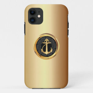 Elegant Gold Anchor Nautical iPhone 5 Case