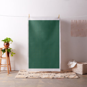 Elegant gold and green landscape fabric