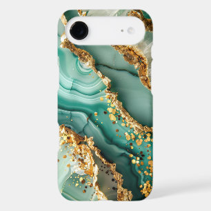Elegant Gold And Green Marble