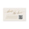 Elegant Gold and Ivory QR Code Share the Love