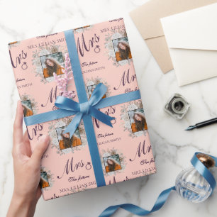 Elegant Gold And The Future Mrs Bridal Shower Wrapping Paper