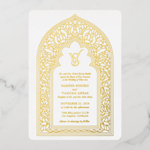Elegant Gold Arabesque Wedding