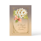 Elegant Gold Art Nouveau Easter Floral