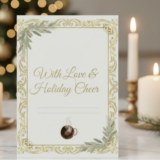 Elegant Gold Baroque Christmas Stationery Set - Th Invitation (Creator Uploaded)