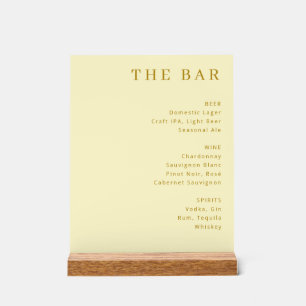 ** Elegant Gold Beverage Display