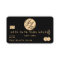 Elegant Gold Black Credit Logo Gift Certificate