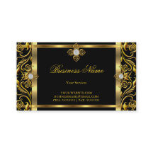 Elegant gold black golden floral frame