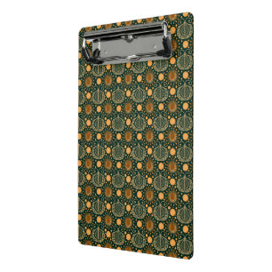 Elegant Gold Boho Ornamental Pattern Mini Clipboard