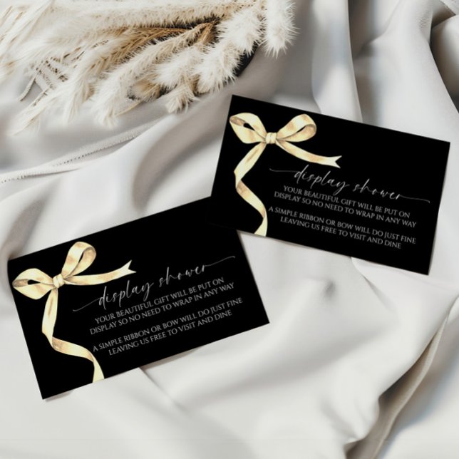 Elegant Gold Bow Display Baby Shower Enclosure  (Creator Uploaded)