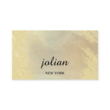 Elegant Gold Business Card – Minimalist Luxurious