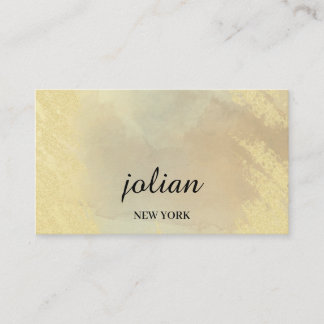 Elegant Gold Business Card – Minimalist Luxurious