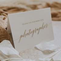 Elegant Gold Calligraphy Photographer