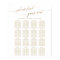 Elegant Gold Calligraphy Seating Chart