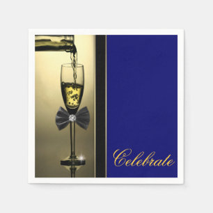 Elegant Gold Champagne Napkin