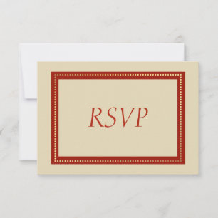 Elegant Gold Christmas RSVP