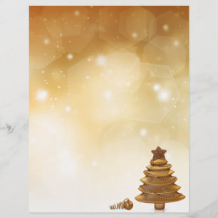 Elegant Gold Christmas Tree