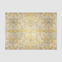 Elegant Gold Damask Pattern