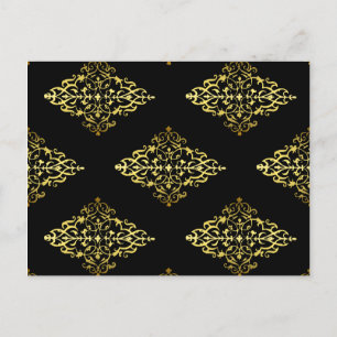 Elegant Gold Decoration Postcard