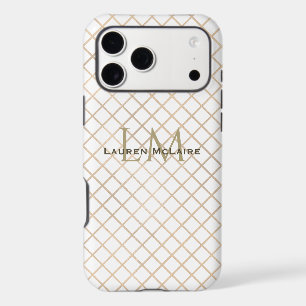 Elegant Gold Diamond Custom Monogram