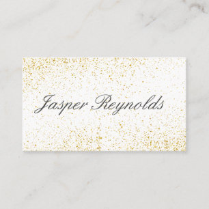 Elegant Gold Dust Business Card