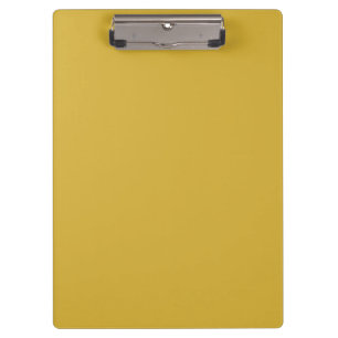 Elegant Gold Finish Personalized Clipboard