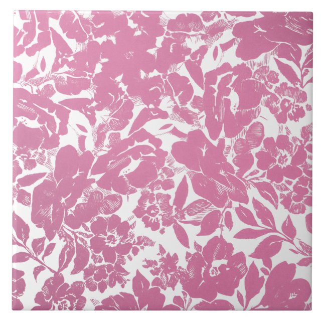 Elegant Gold Floral Design With Bold Black Tile (Front)