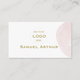 Elegant Gold Floral Lily - Business Card