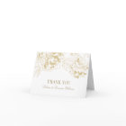 Elegant Gold Floral Peony Wedding Monogram