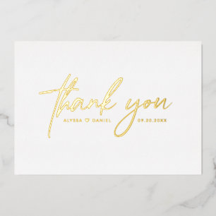 Elegant Gold foil Luxury Wedding