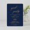 Elegant Gold Foil | Navy Blue Graduation Party