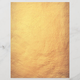 Elegant Gold Foil Texture Scrapbook Paper