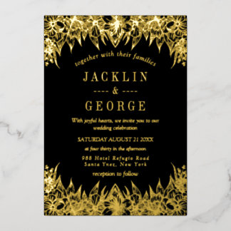 Elegant Gold Foil Wedding