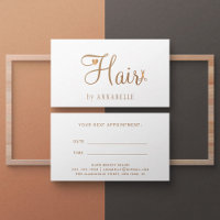Elegant gold glam hairstylist salon