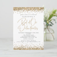 Elegant Gold Glitter Bal D Or Debutantes Party 