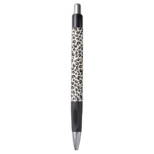 Elegant Gold Glitter Leopard Pattern