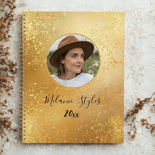  Elegant gold glitter photo chic  Planner (Creator Uploaded)