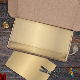 Elegant Gold Golden Yellow Modern Tissue Paper