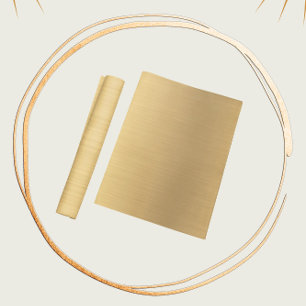 Elegant Gold Golden Yellow Wrapping Paper