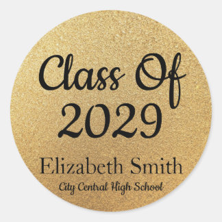 Elegant Gold Graduation Envelope Seals