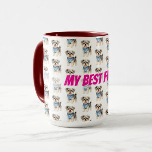 Elegant Gold Grooming Pet Personalised Collection Mug
