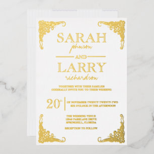 Elegant Gold Hawaiian Traditional Wedding