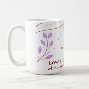 Elegant Gold Heart Love Art  Coffee Mug