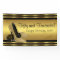 Elegant Gold High Heel Birthday Party