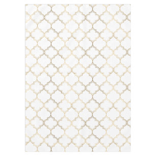 Elegant Gold Islamic Geometric Art Pattern  Tablecloth