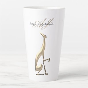 Elegant Gold Latte Mug