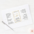 Elegant Gold Logo 4 OZ Cosmetic Bottle Label